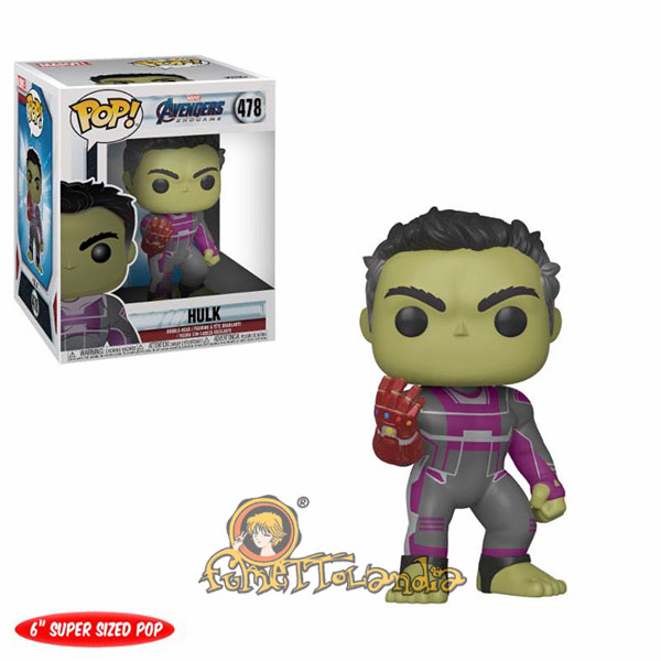 POP! MARVEL #478 PVC BOBBLE HEAD AVENGERS ENDGAME HULK OVERSIZED