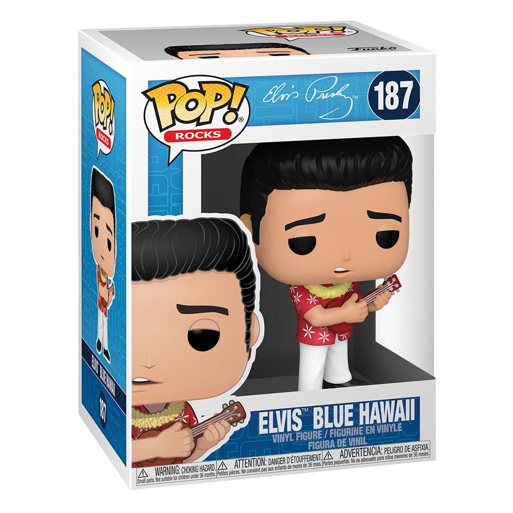 POP! ROCKS #187 PVC ELVIS PRESLEY BLUE HAWAII