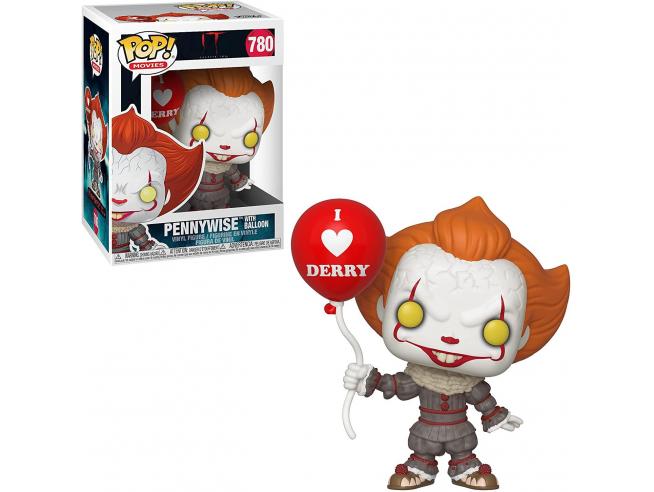 POP! MOVIES #780 PVC IT 2017 PENNYWISE W/BALLOON DERRY