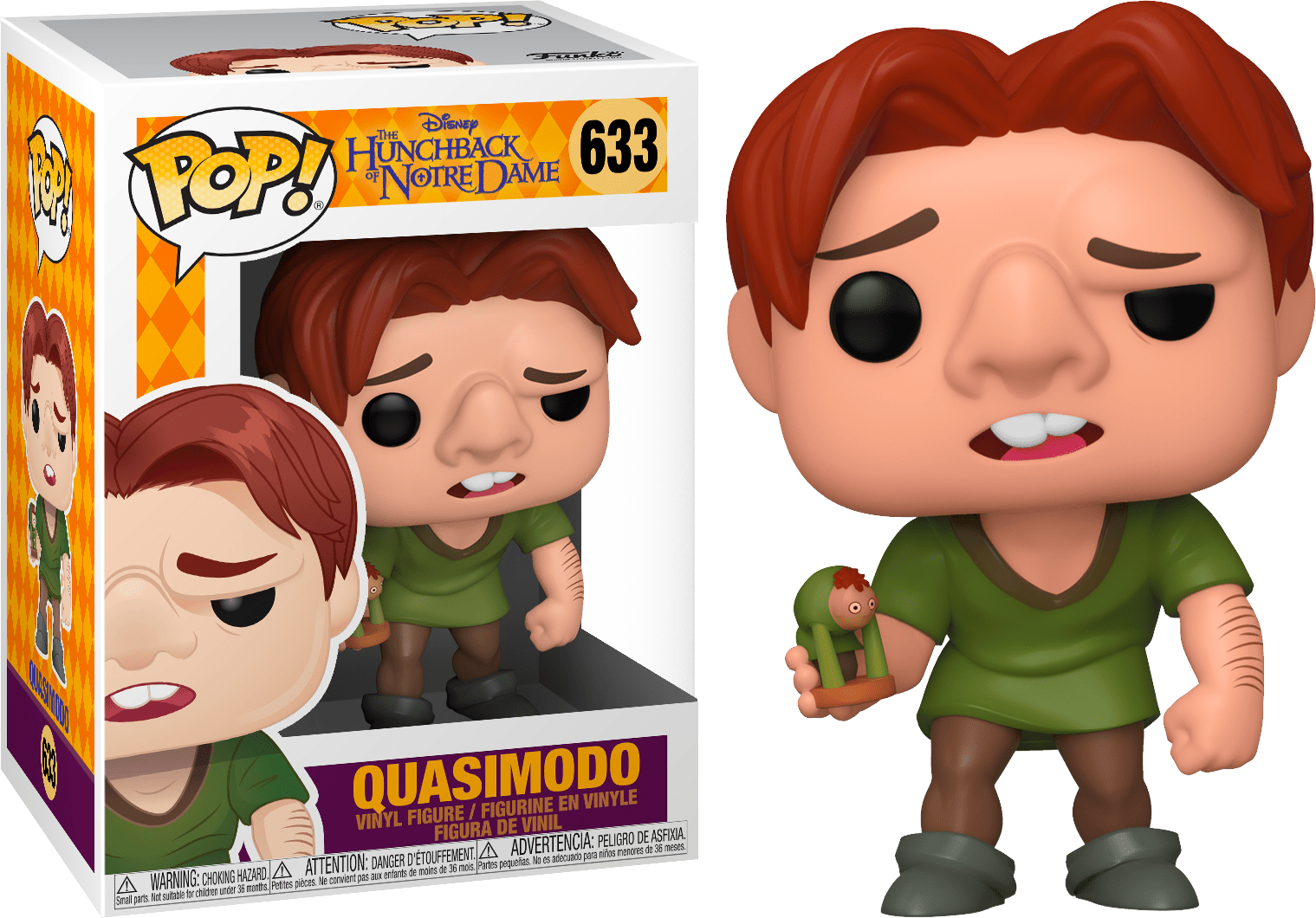 POP! DISNEY #633 PVC THE HUNCHBACK OF NOTRE DAME QUASIMODO