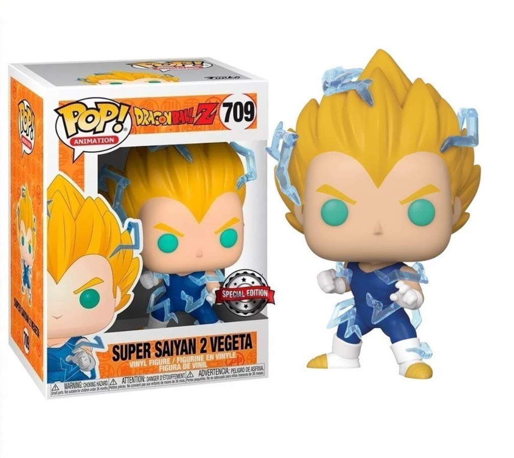POP! ANIMATION #709 DRAGONBALL Z PVC SUPER SAIYAN 2 VEGETA GITD CHASE