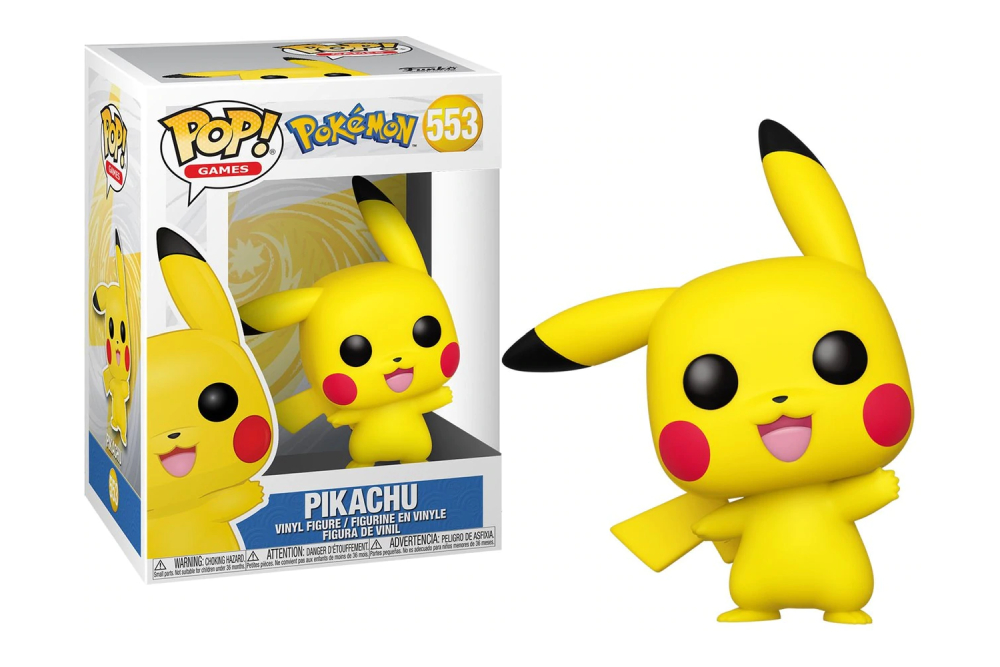 POP! GAMES #553 PVC POKEMON PIKACHU WAVING