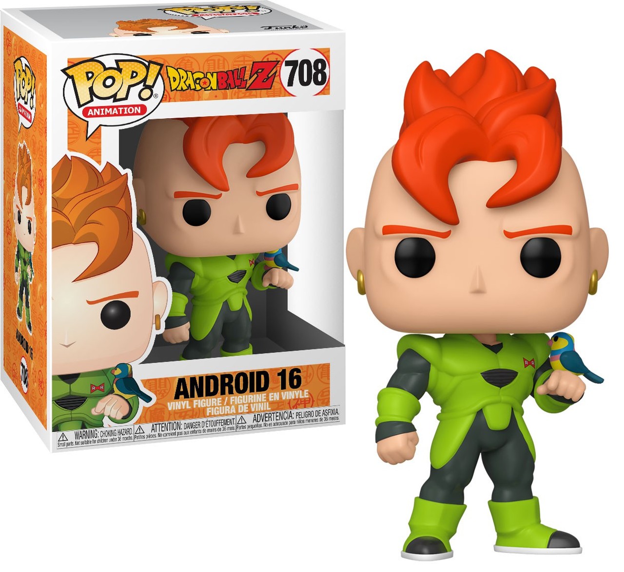 POP! ANIMATION #708 DRAGONBALL Z PVC ANDROID 16