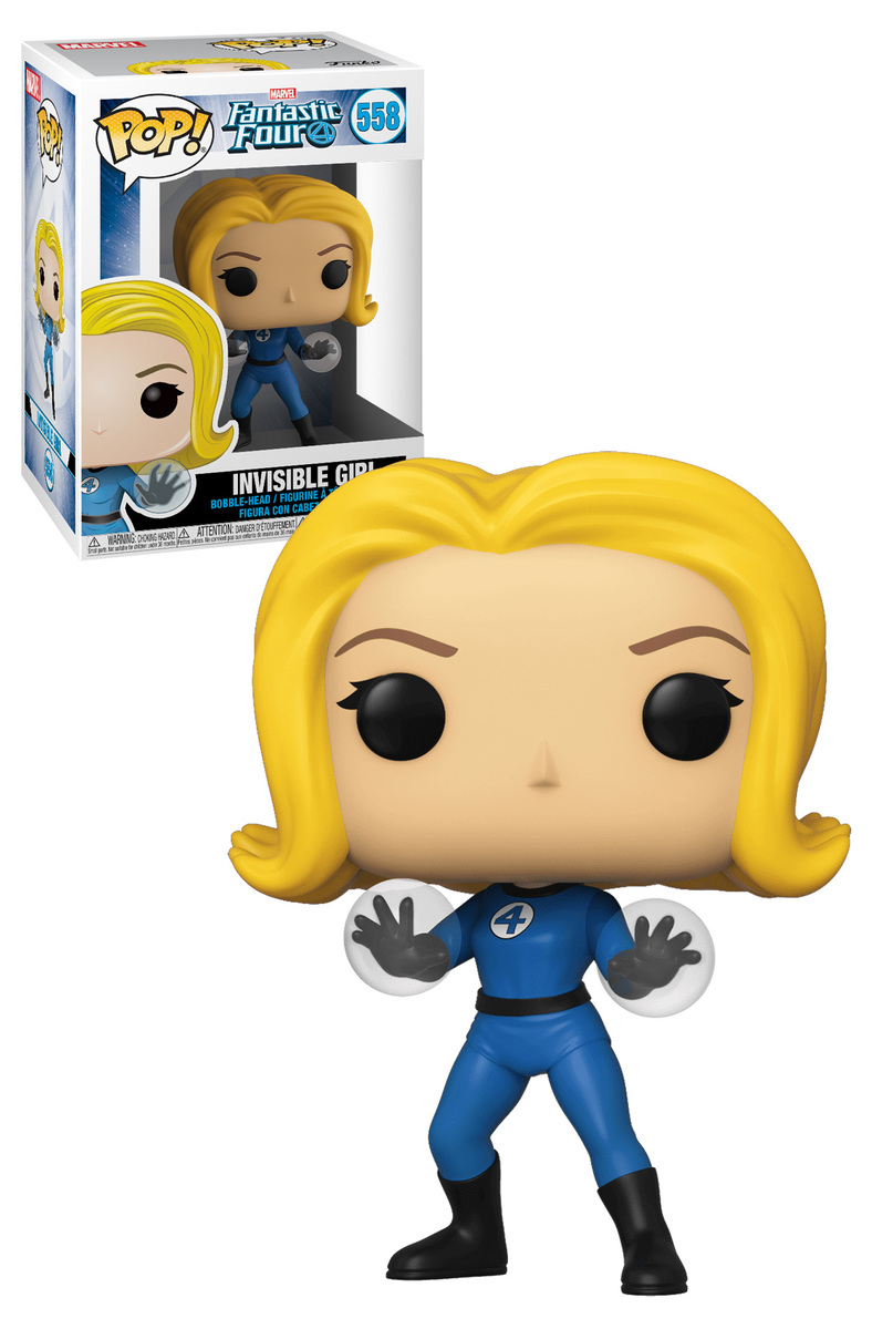 POP! MARVEL #558 PVC BOBBLE HEAD INVISIBLE GIRL WOMAN