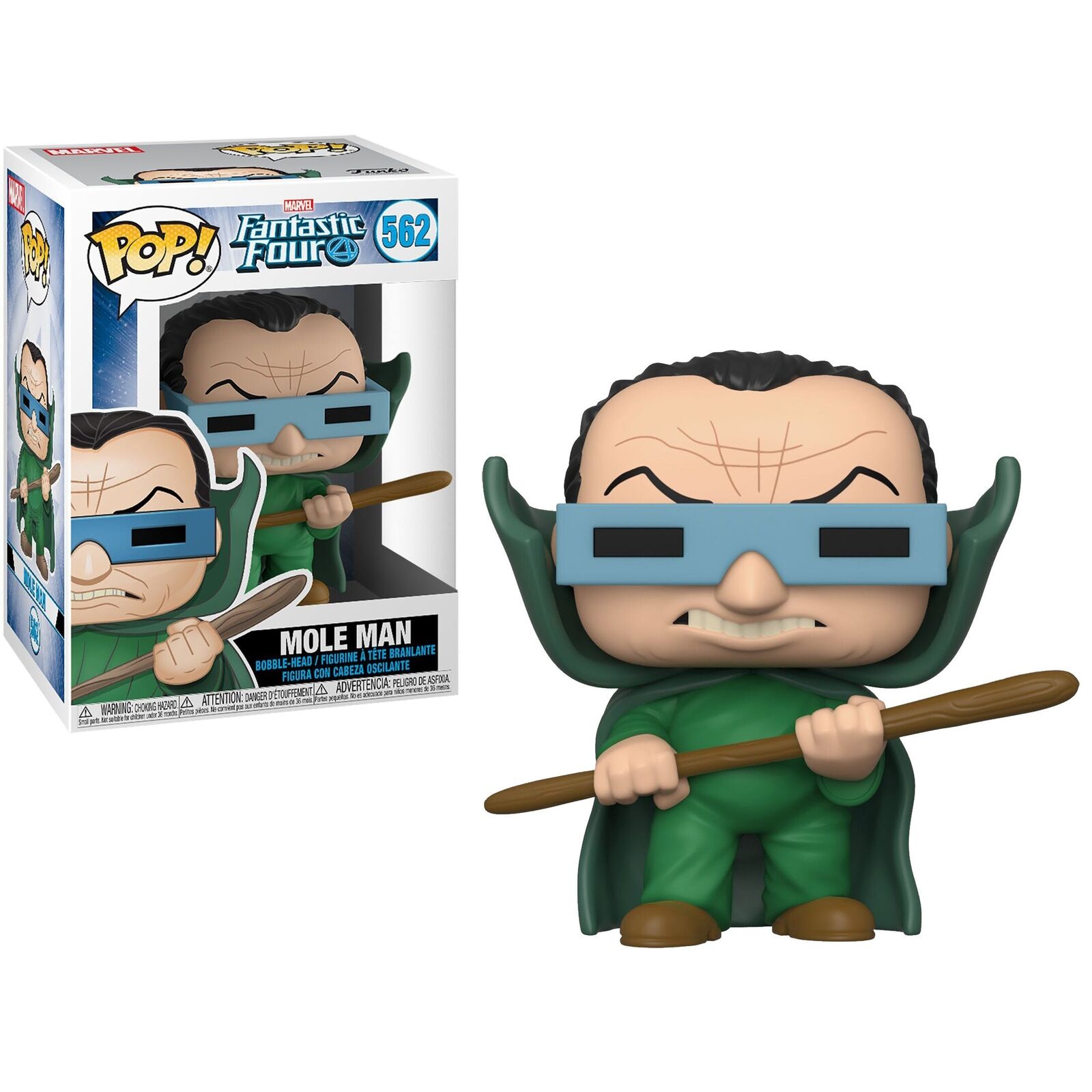 POP! MARVEL #562 PVC BOBBLE HEAD MOLE MAN