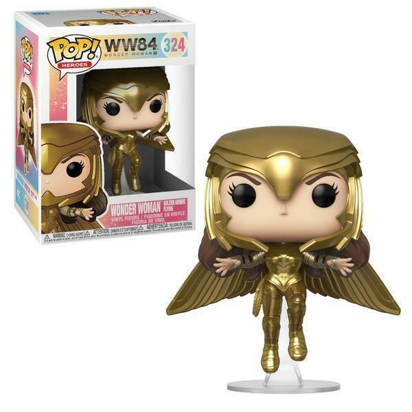 POP! HEROES #324 PVC WONDER WOMAN 1984 GOLD FLYING