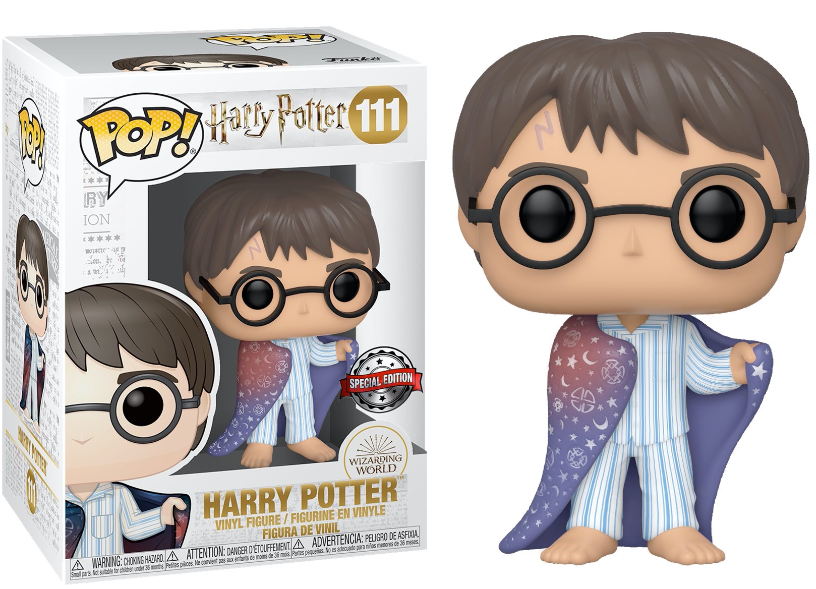 POP! HARRY POTTER #111 PVC HARRY W/INVISIBILITY CLOAK