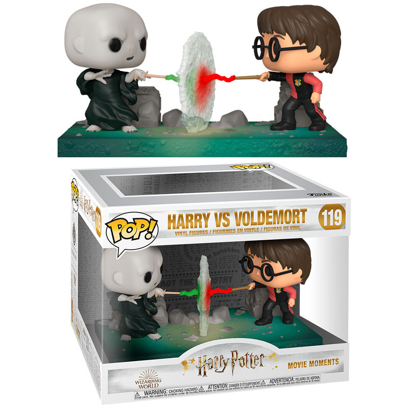 POP! HARRY POTTER #119 MOVIE MOMENT VINYL FIGURE HARRY VS VOLDEMORT