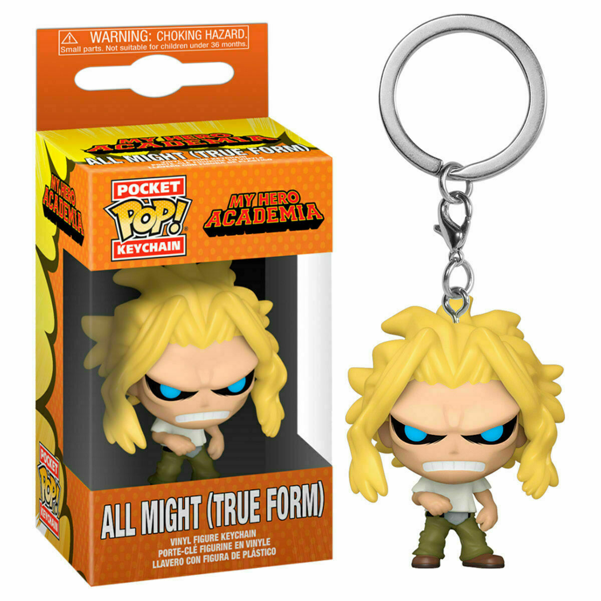 POCKET POP! KEYCHAIN MY HERO ACADEMIA ALL MIGHT (TRUE FORM)