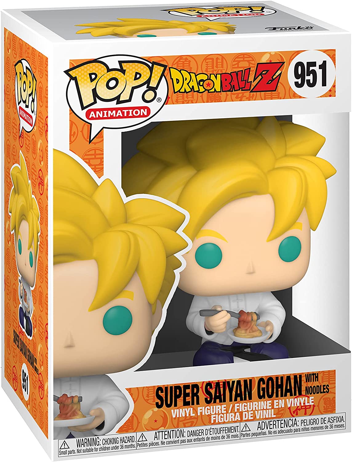 POP! ANIMATION #951 DRAGONBALL Z PVC SUPER SAIYAN GOHAN W/NOODLES
