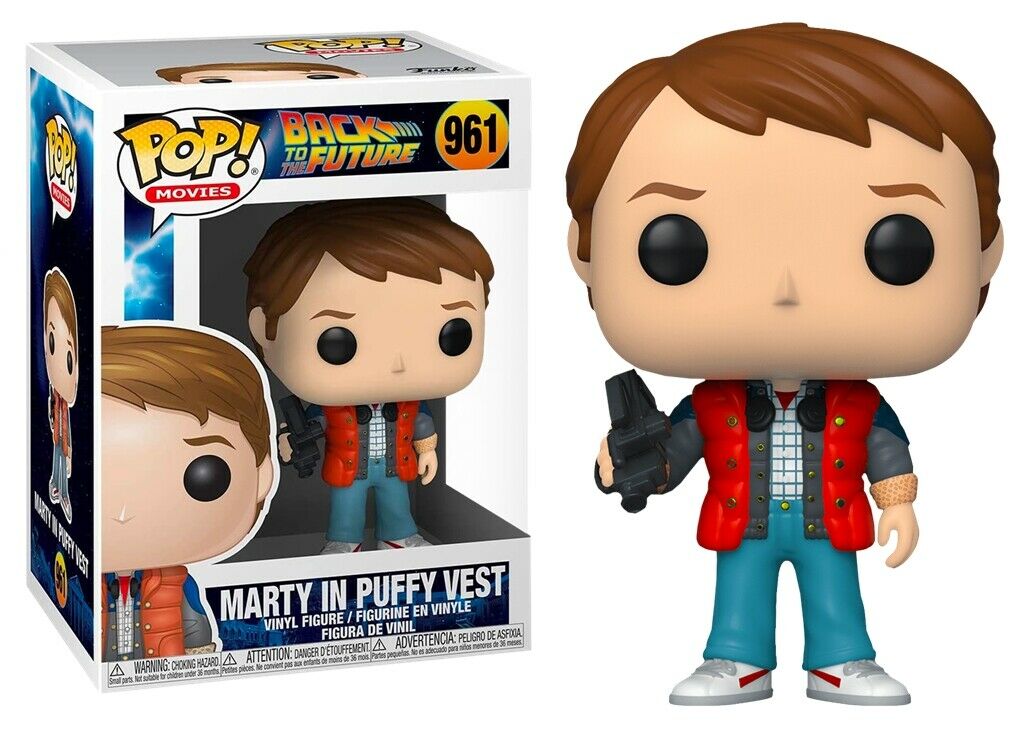 POP! MOVIES #961 PVC BACK TO THE FUTURE MARTY IN PUFFY VEST