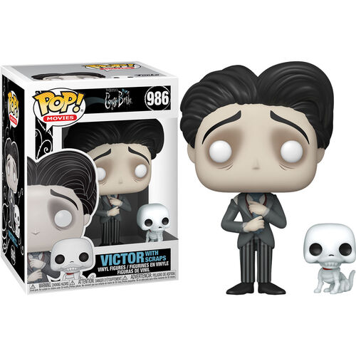 POP MOVIES #986 PVC CORPSE BRIDE VICTOR W/ SCRAPS