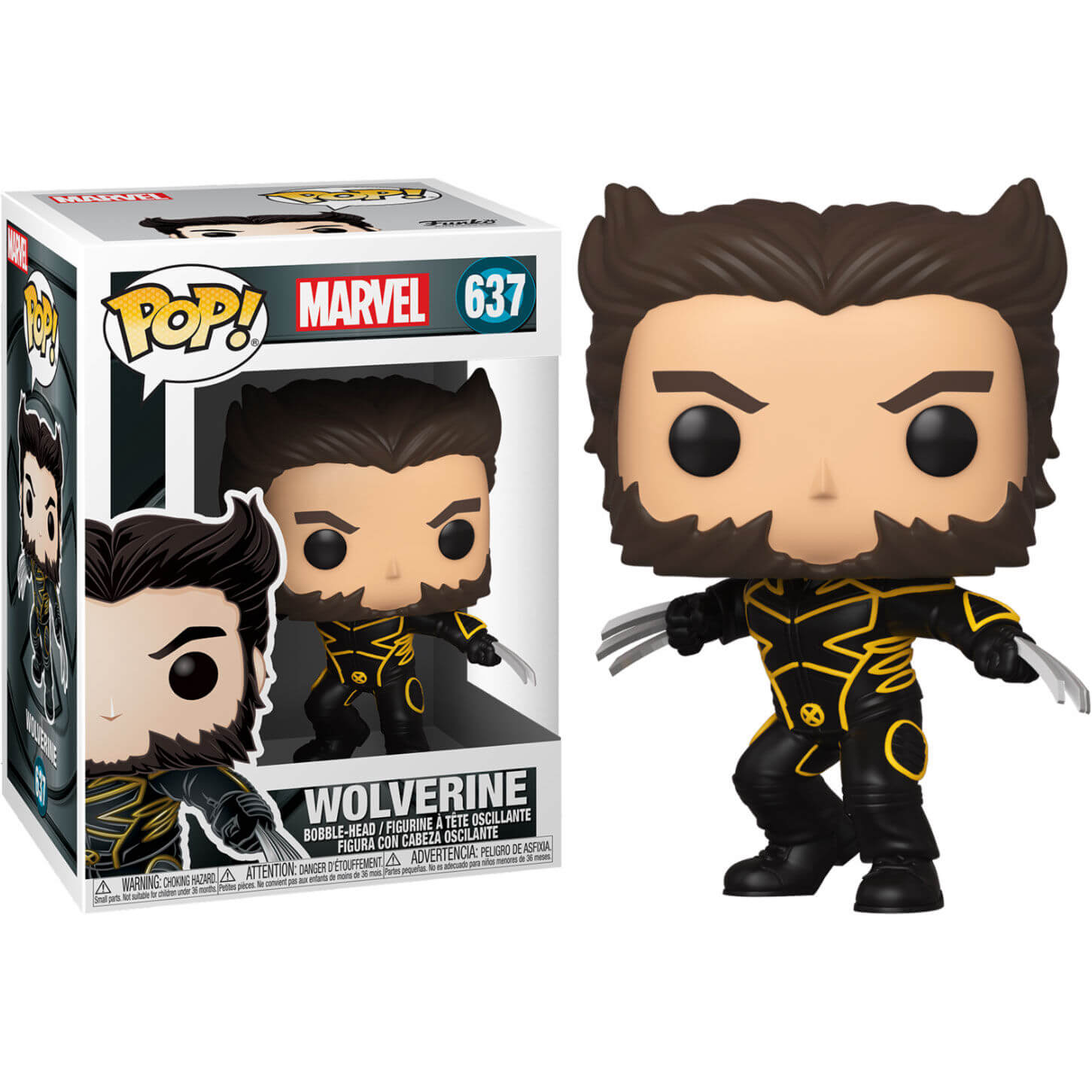 POP! MARVEL #637 PVC 20TH ANNIVERSARY X-MEN WOLVERINE IN JACKET