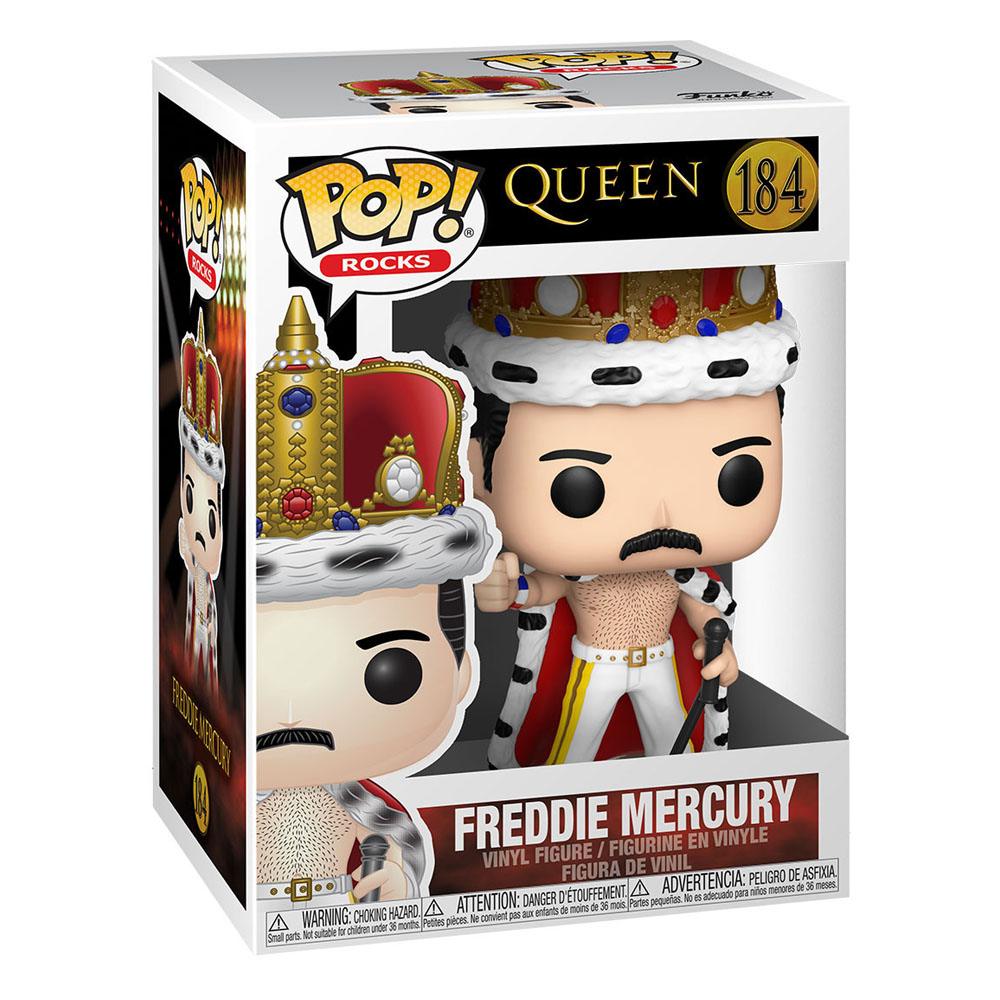 POP! ROCKS #184 PVC QUEEN FREDDIE MERCURY KING