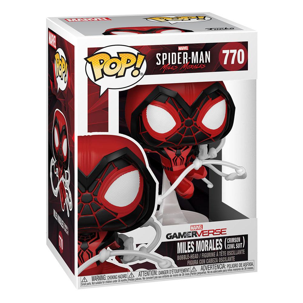 POP! GAMES #770 PVC SPIDER-MAN GAMERVERSE MILES MORALES (CRIMSON COWL SUIT)