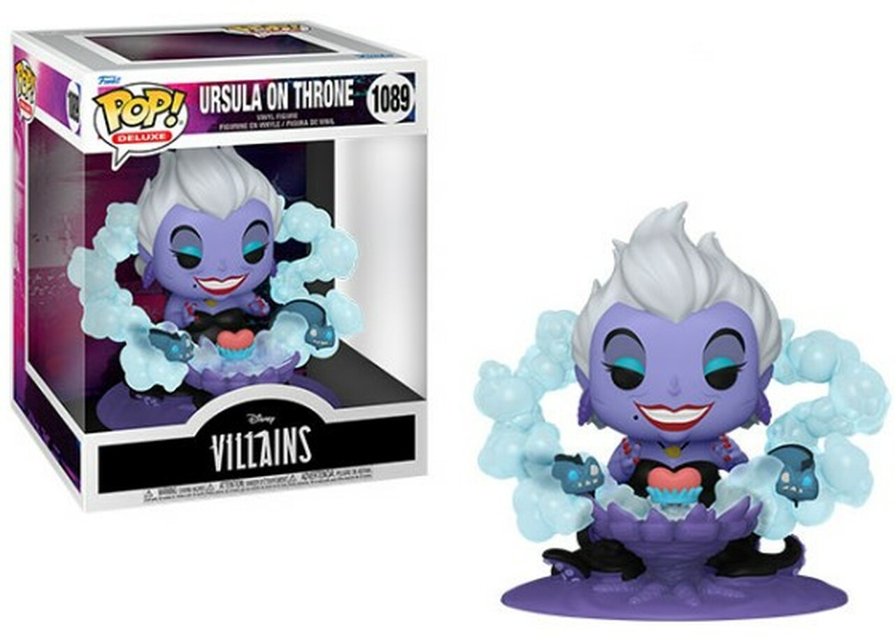 POP! DELUXE #1089 DISNEY VILLAINS PVC URSULA ON THRONE