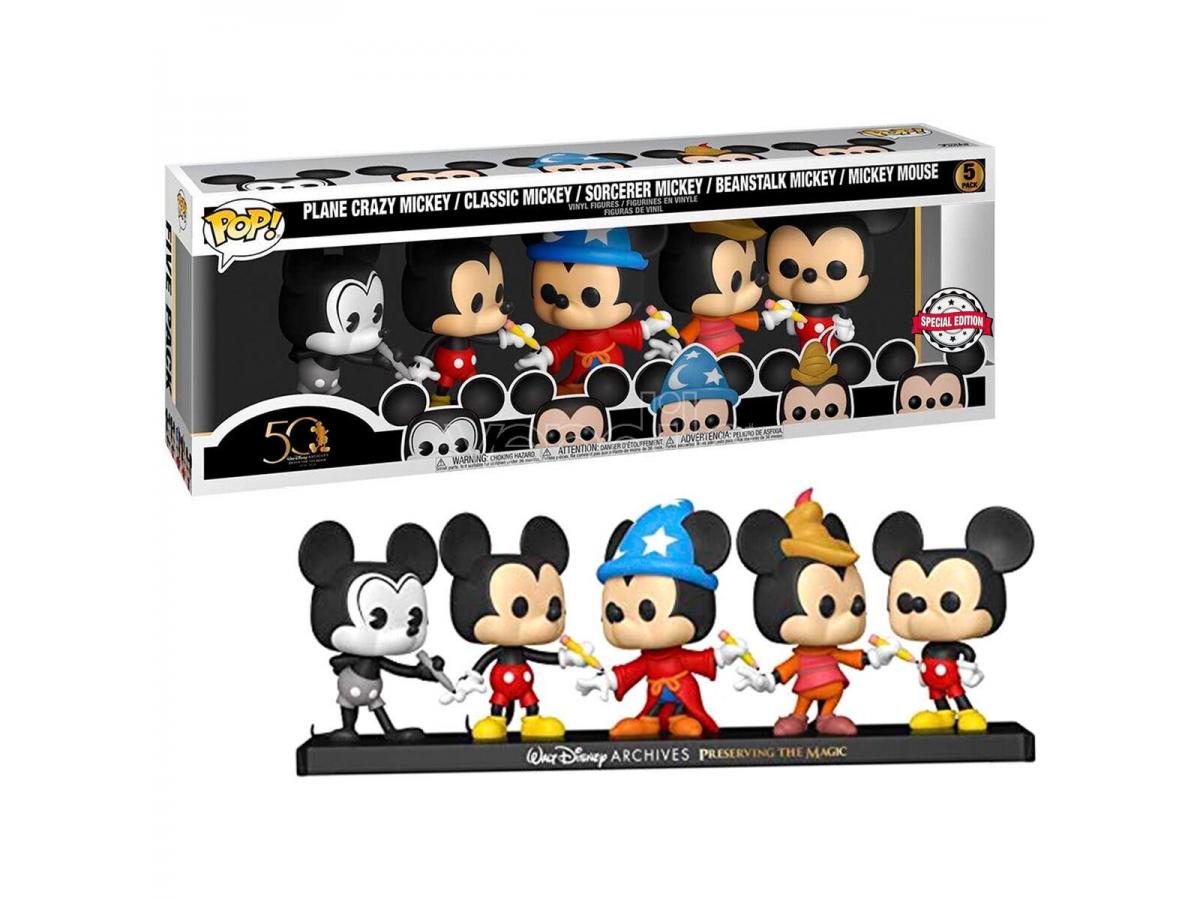 POP! DISNEY MICKEY ARCHIVES EXCLUSIVE 5 PACK
