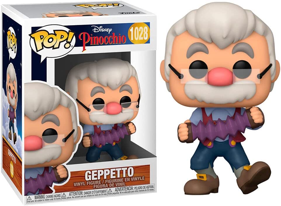 POP! DISNEY #1028 PVC PINOCCHIO GEPPETTO