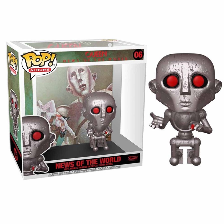 POP! ALBUMS #006 QUEEN VINYL FIGURE NEWS OF THE WORLD