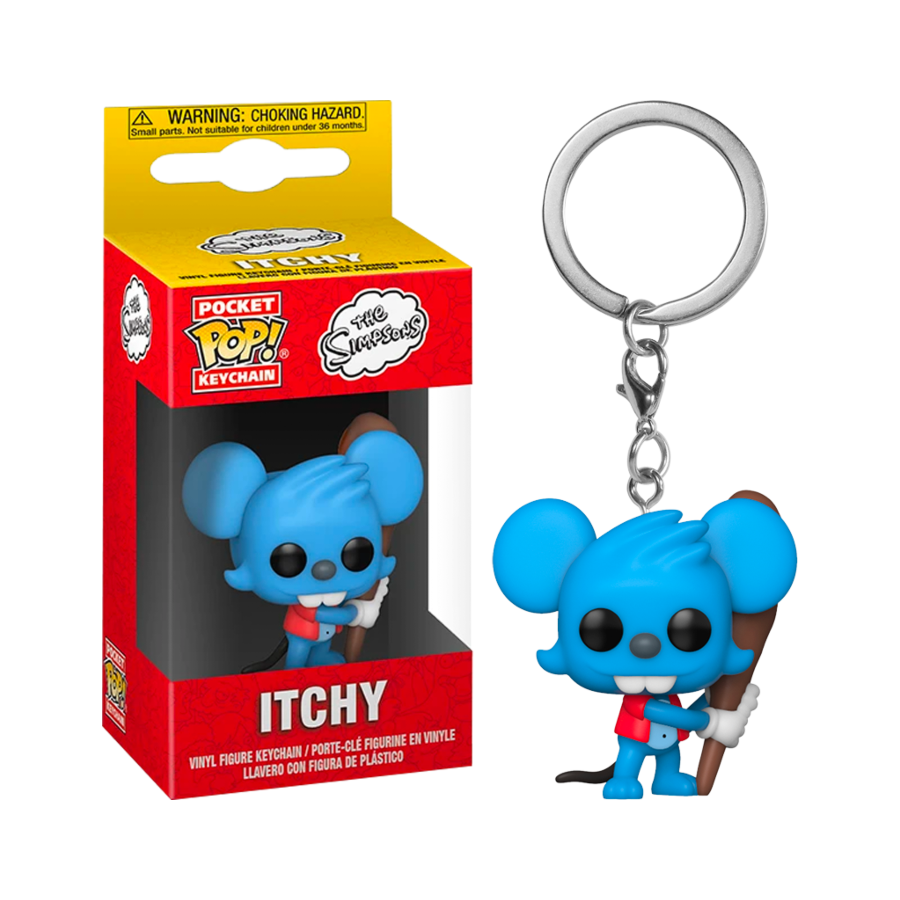 POCKET POP! KEYCHAIN THE SIMPSONS ITCHY