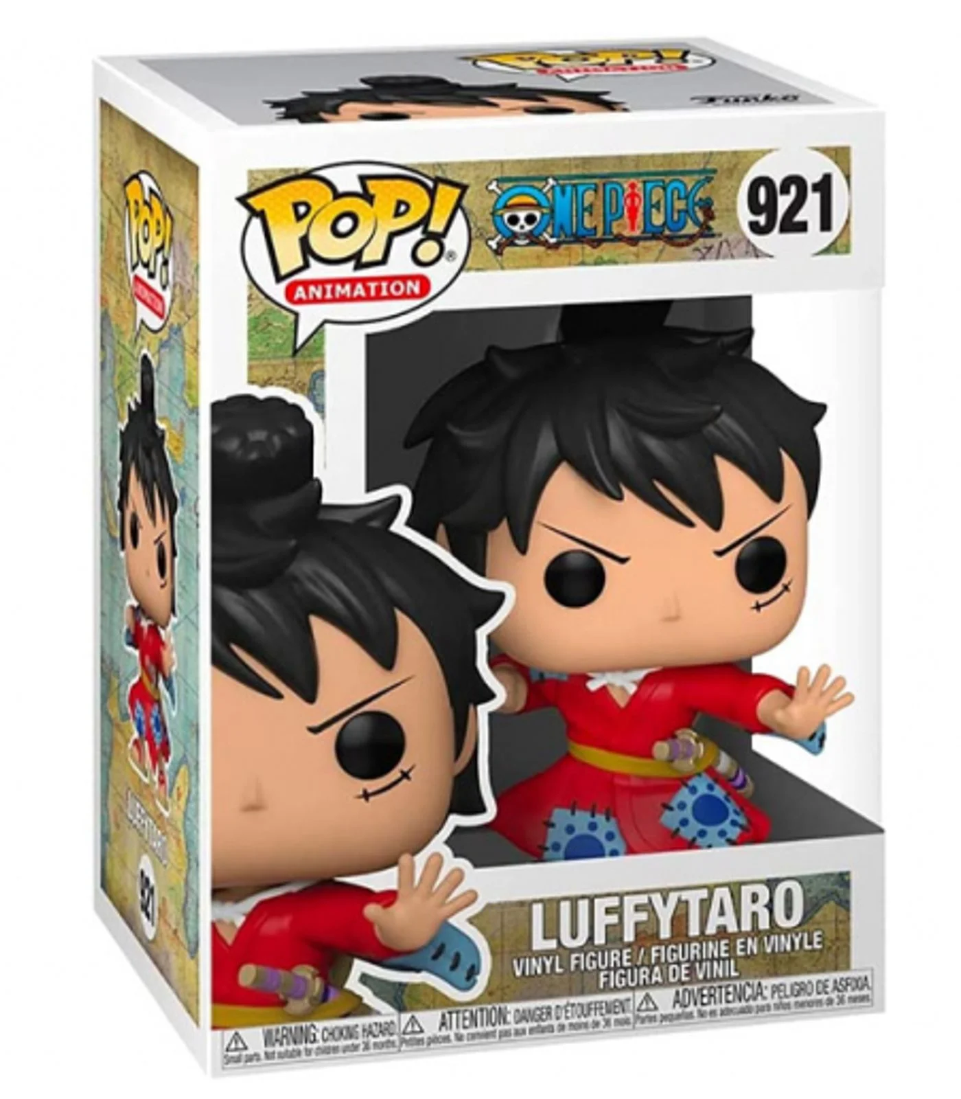 POP! ANIMATION #921 PVC ONE PIECE LUFFYTARO (METALLIC)