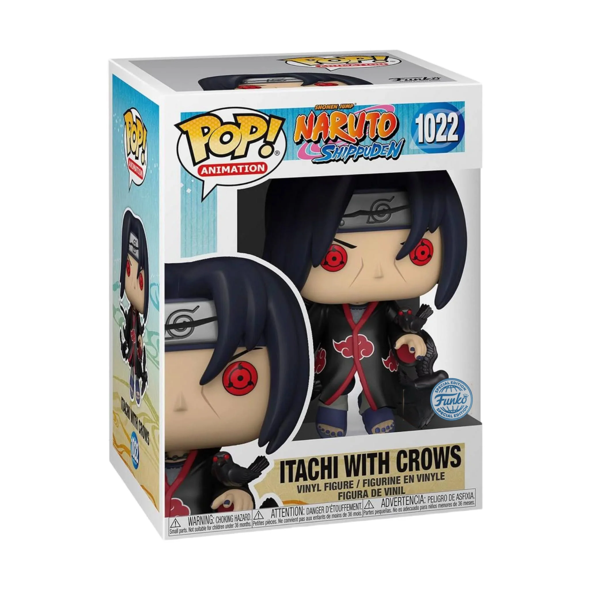 POP! ANIMATION #1022 PVC NARUTO SHIPPUDEN ITACHI WITH CROWS