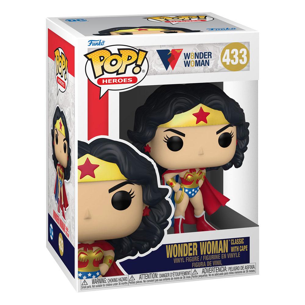 POP! HEROES #433 PVC WONDER WOMAN CLASSIC WITH CAPE