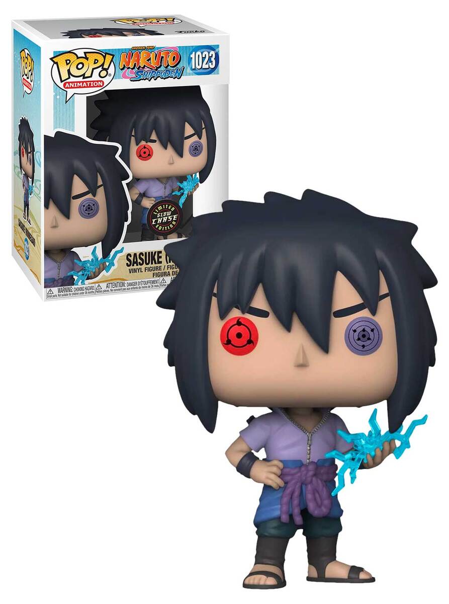 POP! ANIMATION #1023 PVC NARUTO SHIPPUDEN SASUKE (RINNEGAN) GITD CHASE