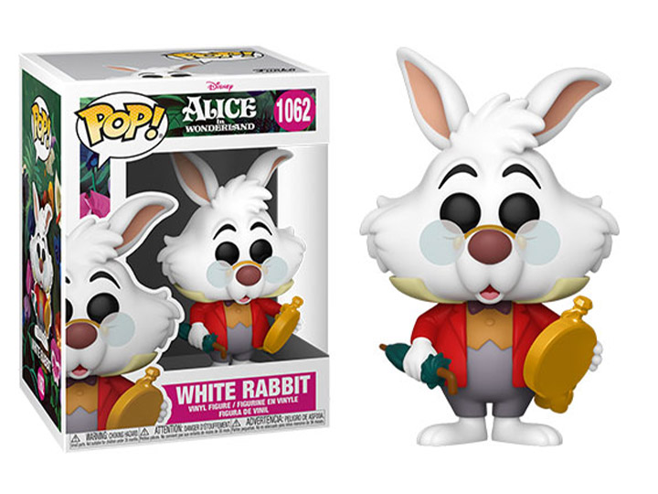 POP! DISNEY #1062 PVC ALICE IN WONDERLAND 70TH WHITE RABBIT