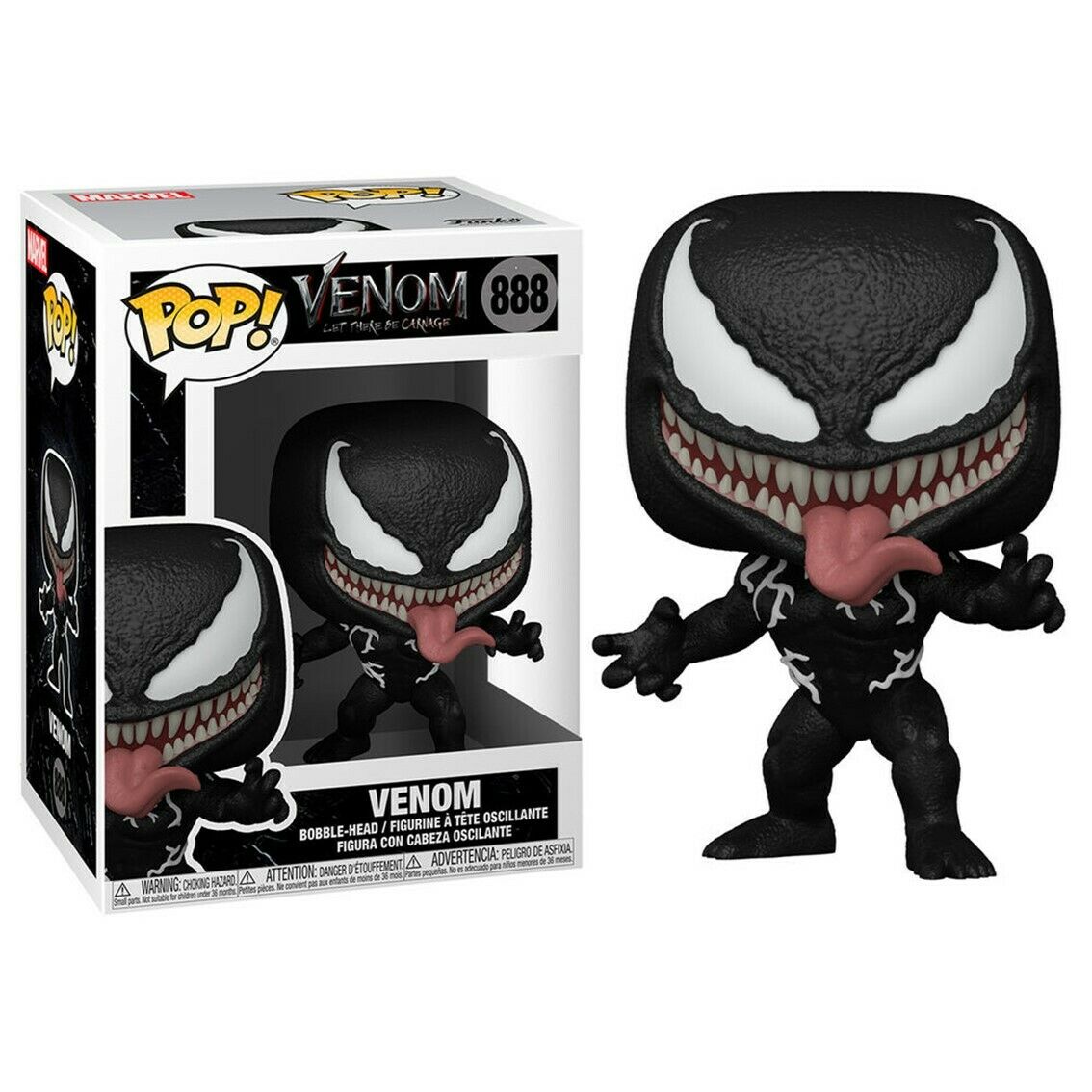 POP! MARVEL #888 PVC BOBBLE HEAD LET THERE BE CARNAGE VENOM