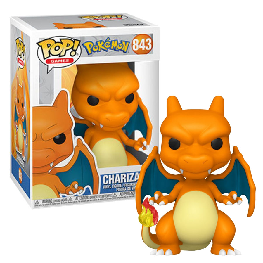 POP! GAMES #843 PVC POKEMON CHARIZARD, Fumettolandia