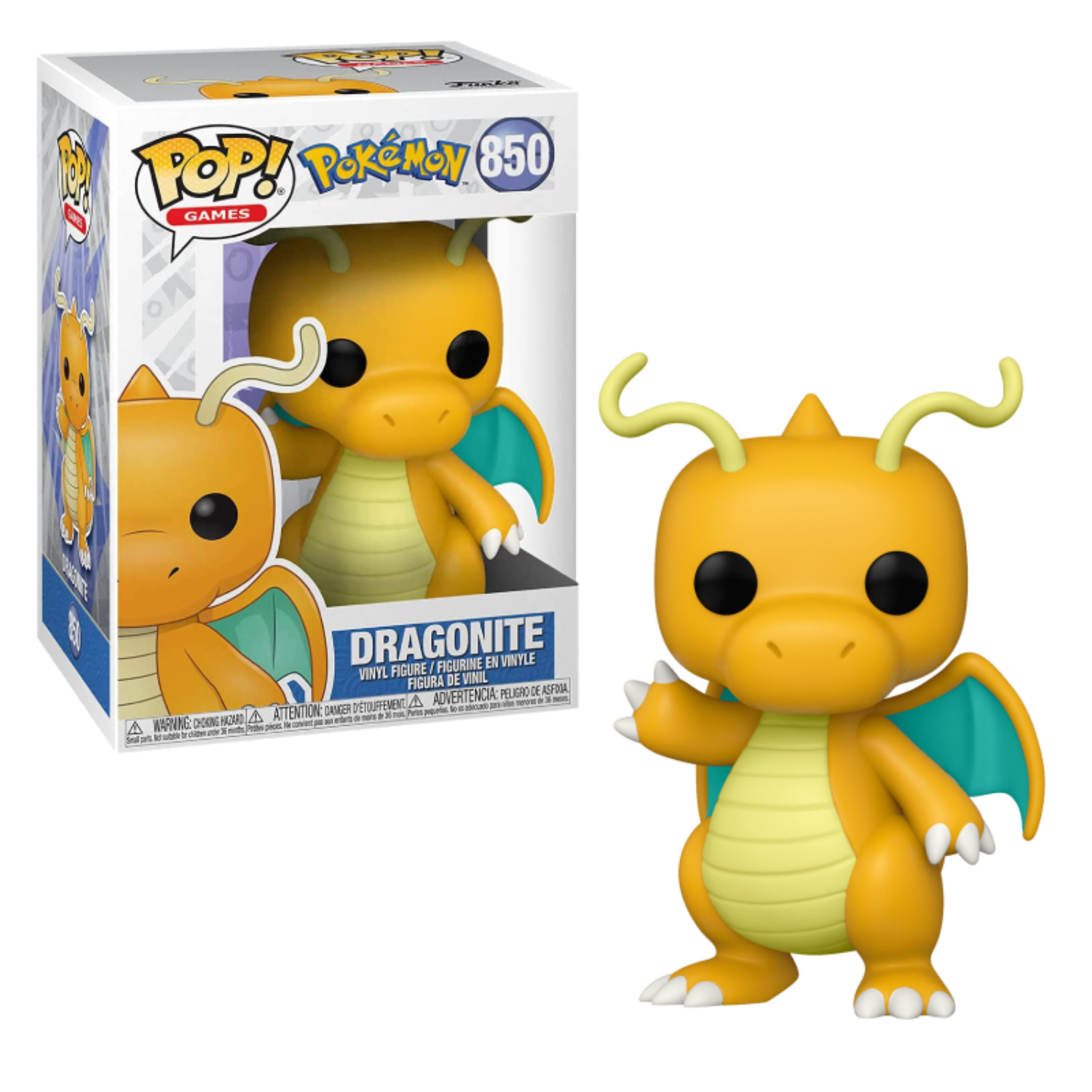 POP! GAMES #850 PVC POKEMON DRAGONITE