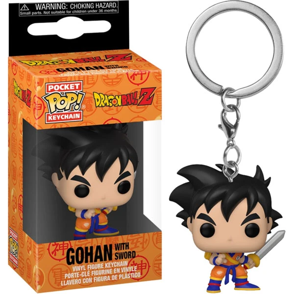 POCKET POP! KEYCHAIN DRAGONBALL GOHAN W/SWORD