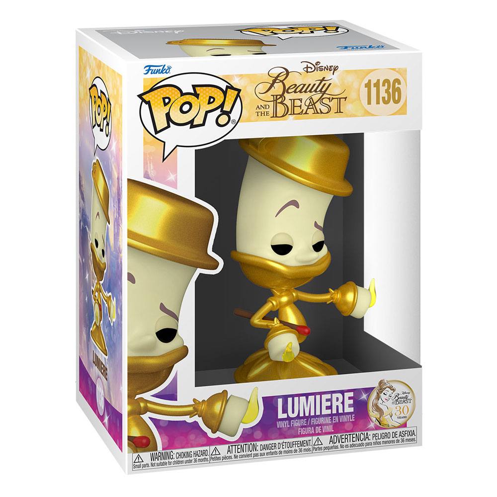 POP! DISNEY #1136 PVC BEAUTY AND THE BEAST LUMIERE