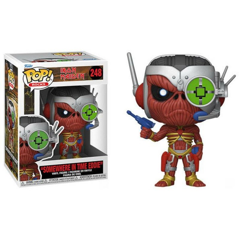 POP! ROCKS #248 PVC IRON MAIDEN SOMEWHERE IN TIME EDDIE