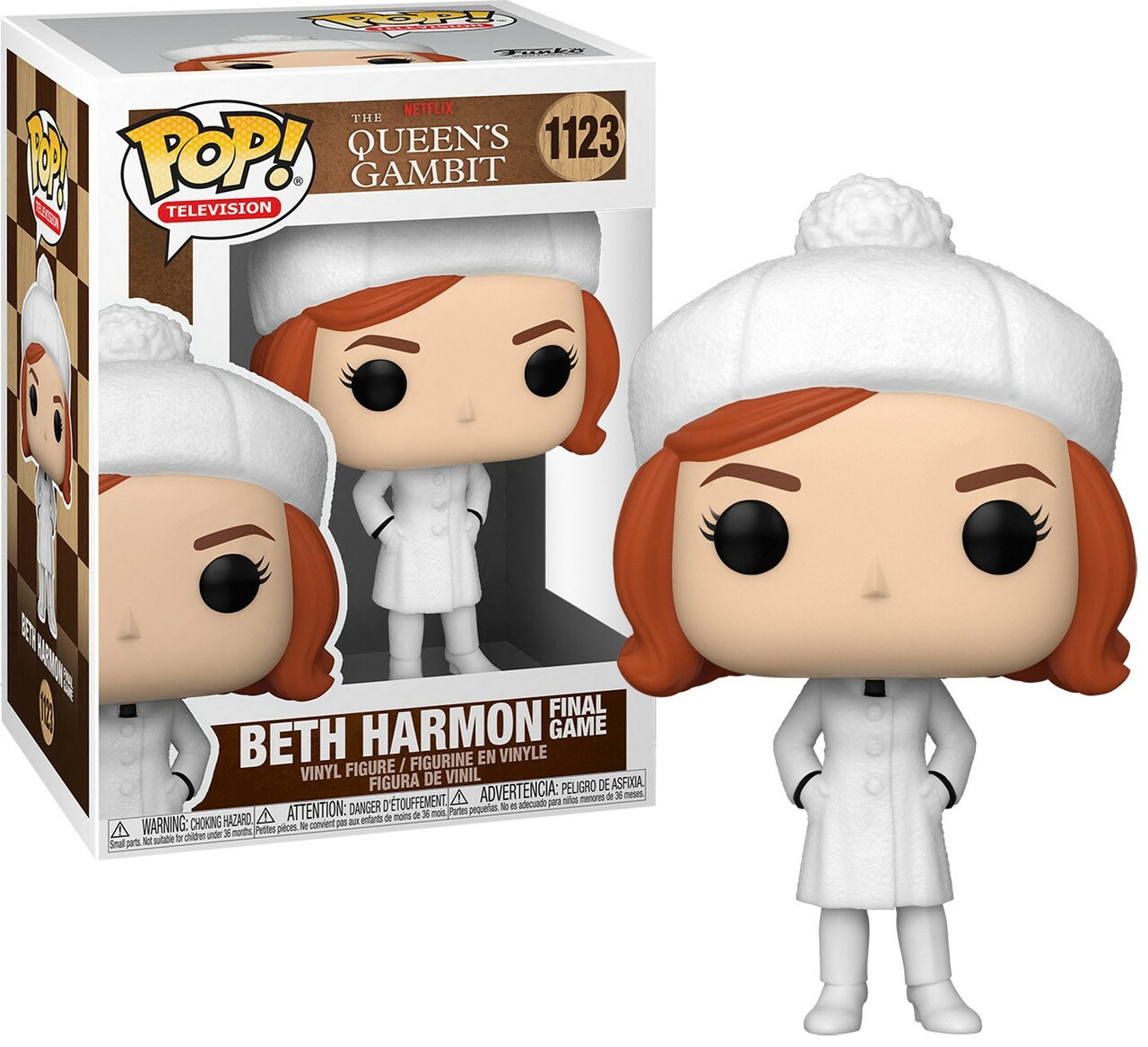 POP! TELEVISION #1123 PVC QUEEN'S GAMBIT BETH HARMON FINAL GAME