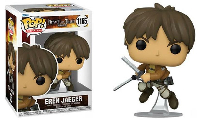 POP! ANIMATION #1165 PVC ATTACK ON TITAN EREN JAEGER