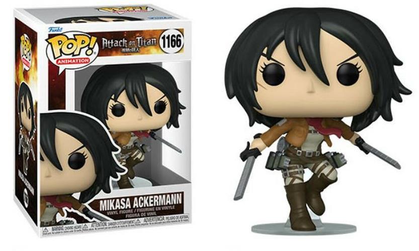 POP! ANIMATION #1166 PVC ATTACK ON TITAN MIKASA ACKERMANN