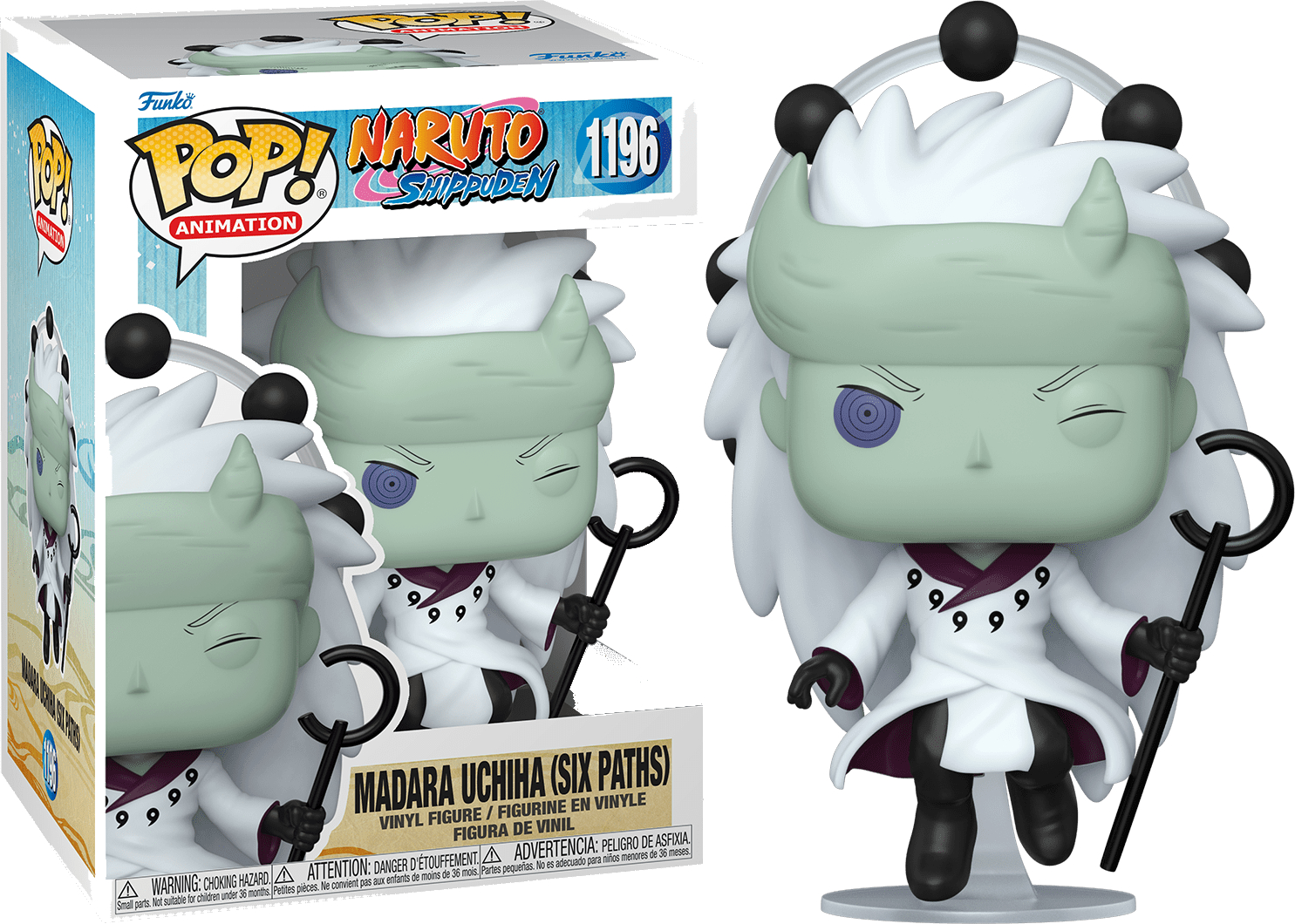 POP! ANIMATION #1196 PVC NARUTO SHIPPUDEN MADARA UCHIHA SAGE