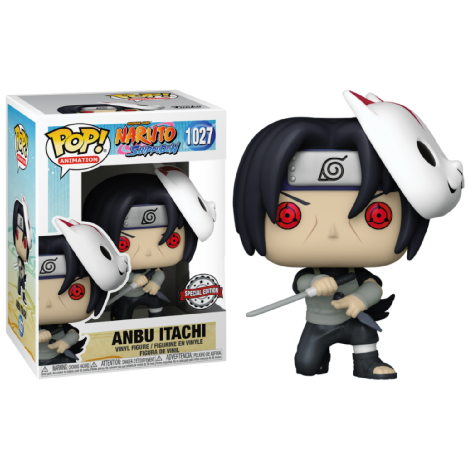 POP! ANIMATION #1027 PVC NARUTO SHIPPUDEN ANBU ITACHI