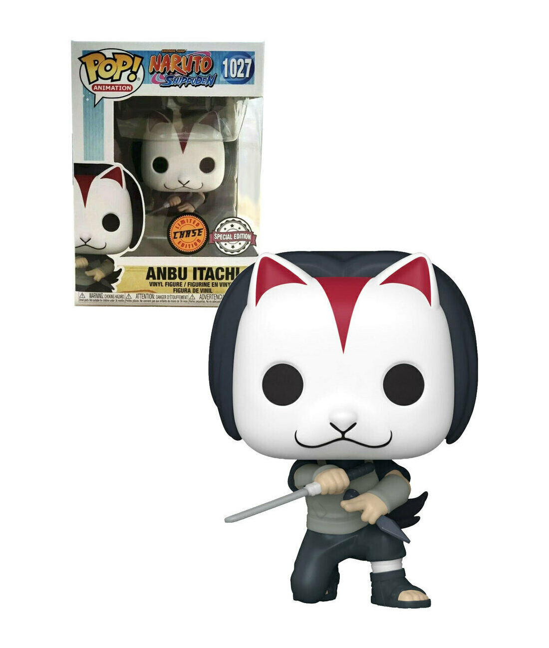 POP! ANIMATION #1027 PVC NARUTO SHIPPUDEN ANBU ITACHI CHASE