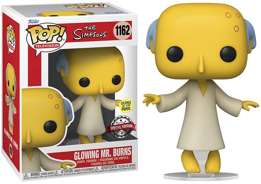 POP! TELEVISION #1162 PVC THE SIMPSONS GLOWING MR. BURNS