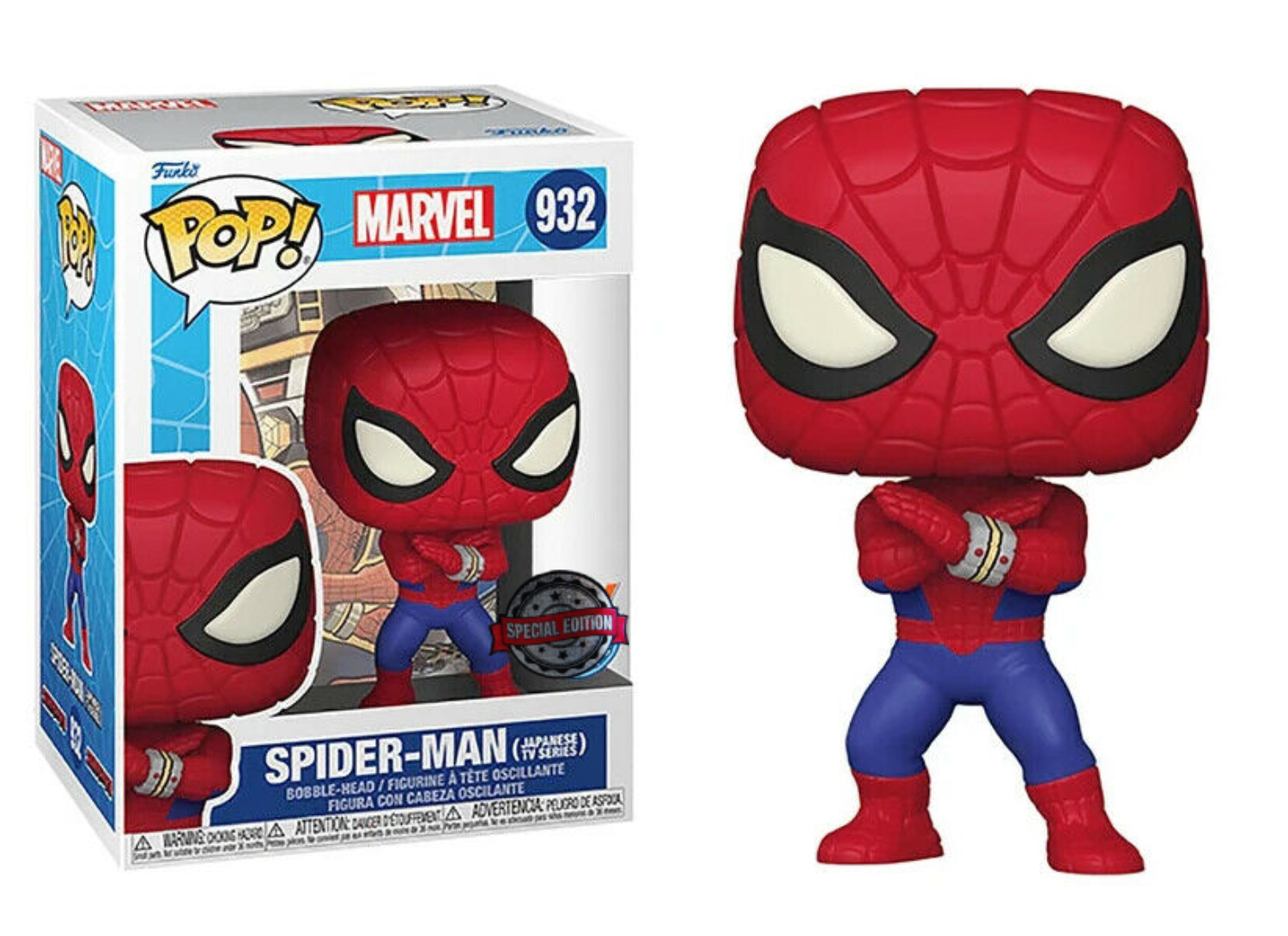 POP! MARVEL #932 PVC SPIDER-MAN (JAPANESE TV SERIES)
