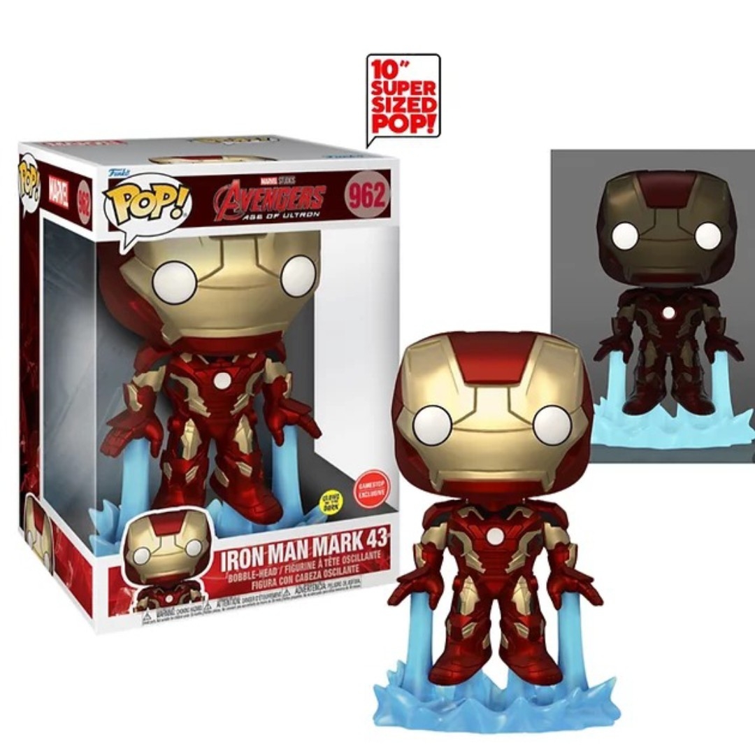 POP! MARVEL #962 PVC IRON MAN MARK 43 GITD 25CM