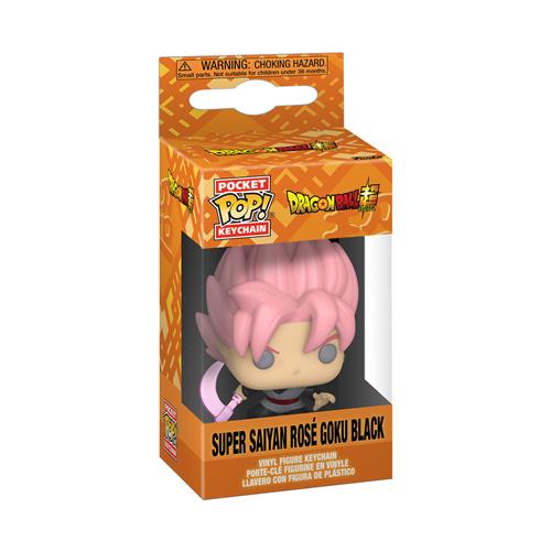 POCKET POP! KEYCHAIN DRAGONBALL BLACK GOKU ROSE W/SCYTHE