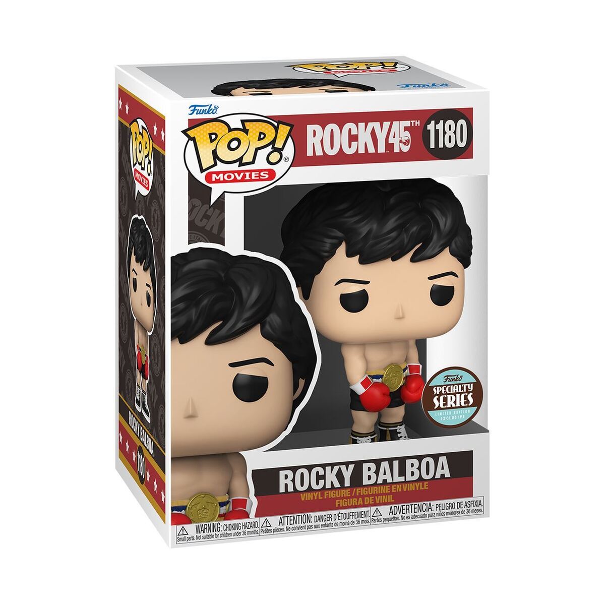 POP! MOVIES #1180 PVC ROCKY BALBOA W/GOLD BELT (ROCKY 45TH ANNIVERSARY)
