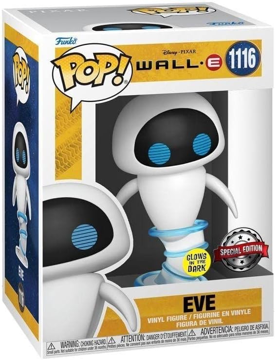 POP! DISNEY #1116 PVC WALL-E EVE FLYING GITD