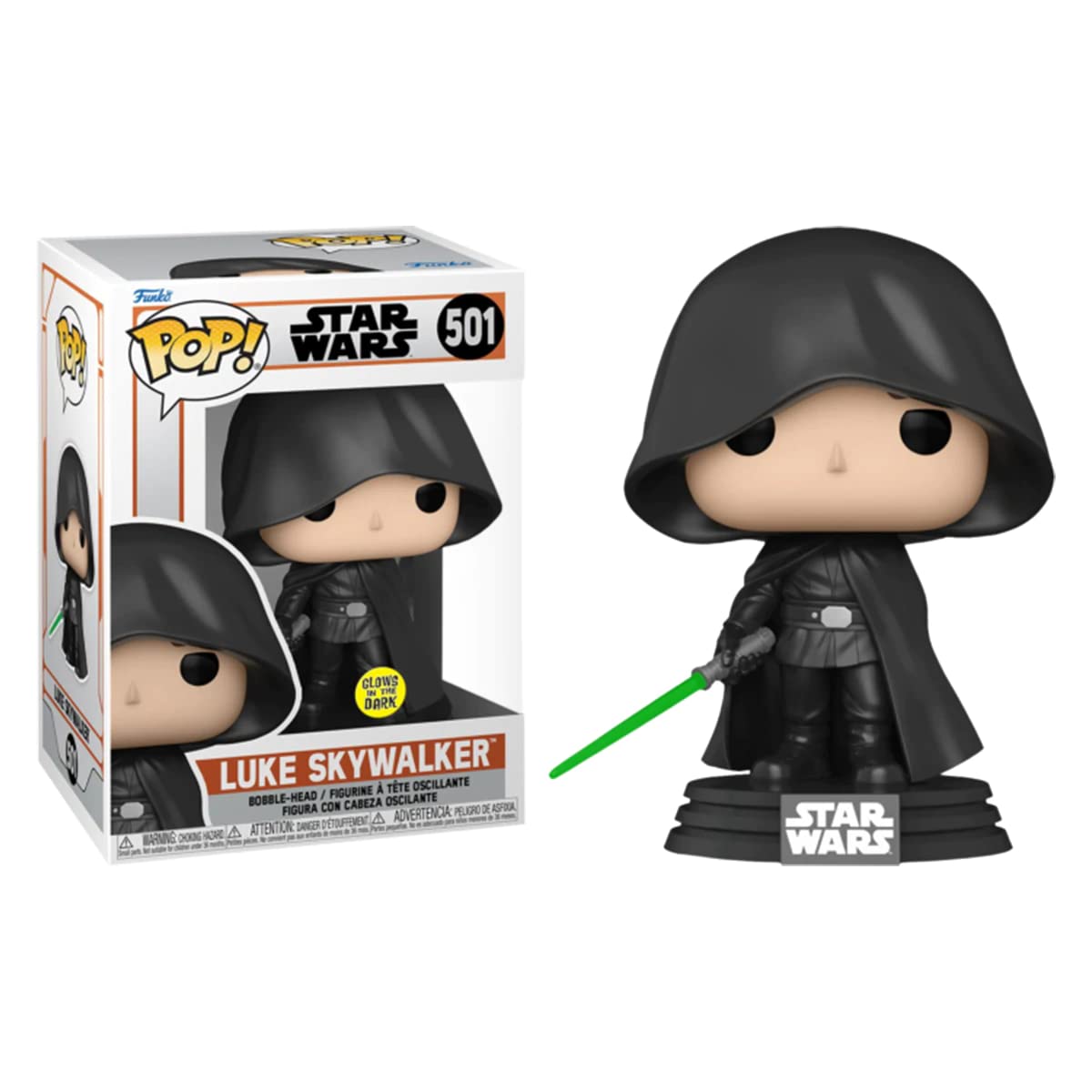 POP! STAR WARS #501 PVC LUKE SKYWALKER GITD