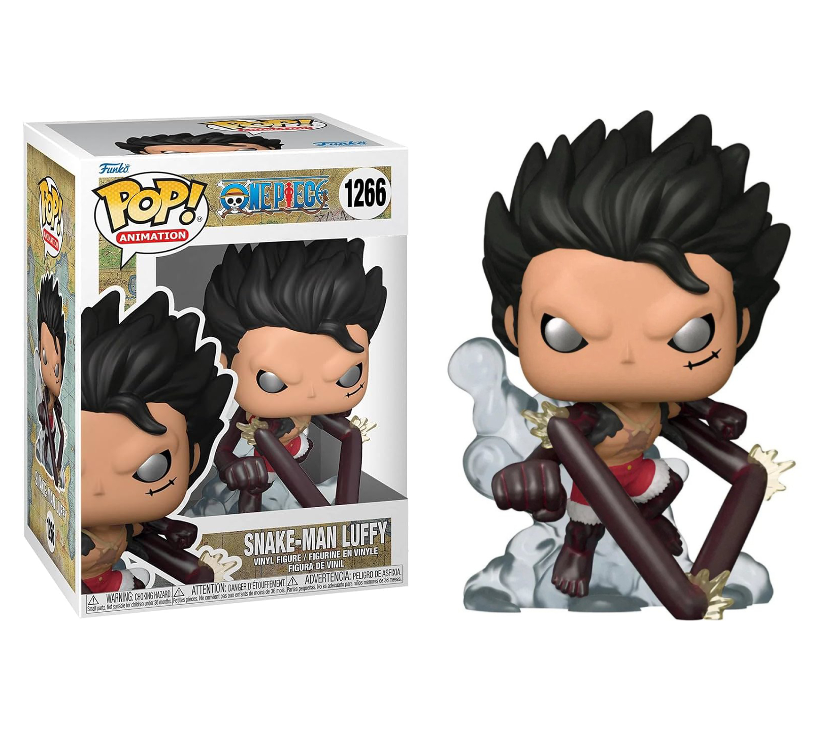 POP! ANIMATION #1266 PVC ONE PIECE SNAKE-MAN LUFFY