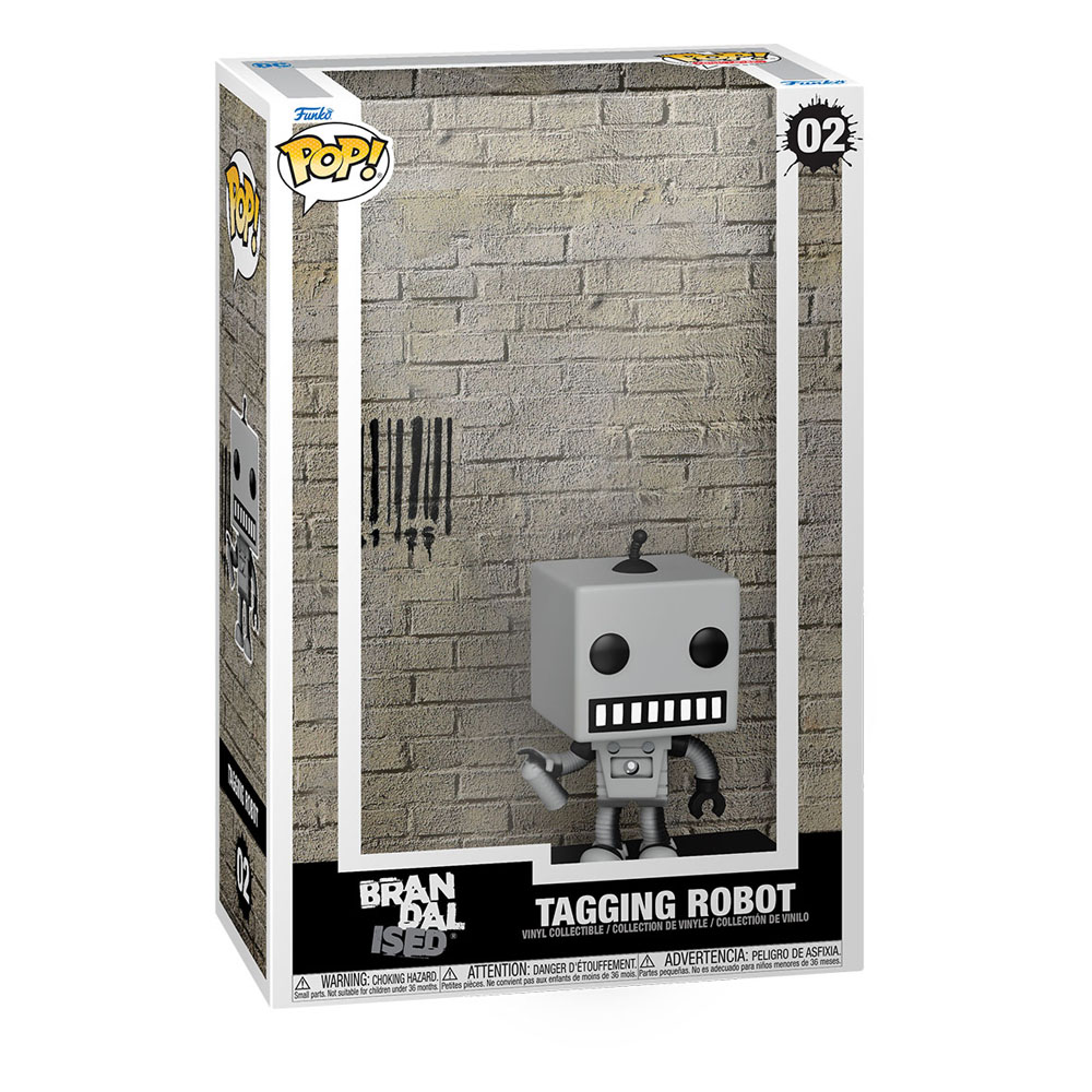 POP! ART COVERS #002 PVC BANKSY TAGGING ROBOT